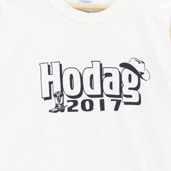 Vintage Gildan T-Shirt Men's Retro Hodag Country Festival 2017 White Size XL - Picture 4 of 8